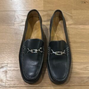 Cole Haan Black Leather Loafers